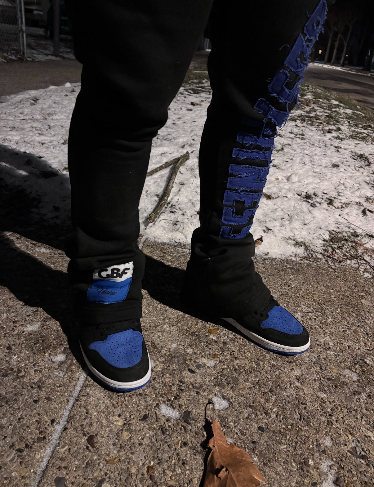 GET BUSY LOGO SUIT SUNFADED FLARED