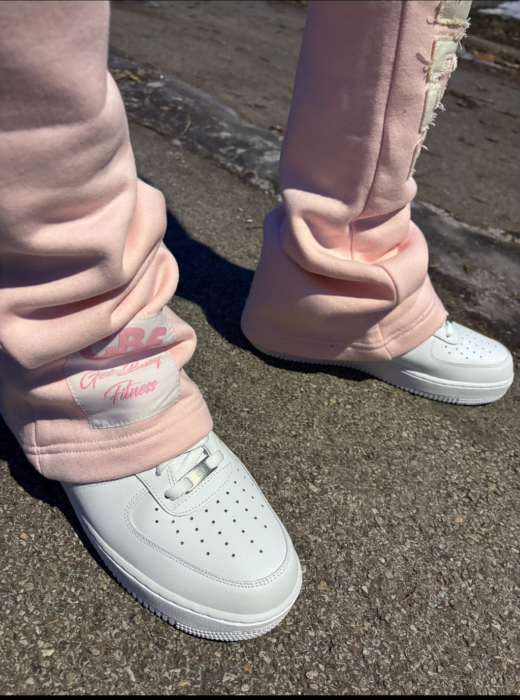 GET BUSY LOGO SUIT SUNFADED FLARED